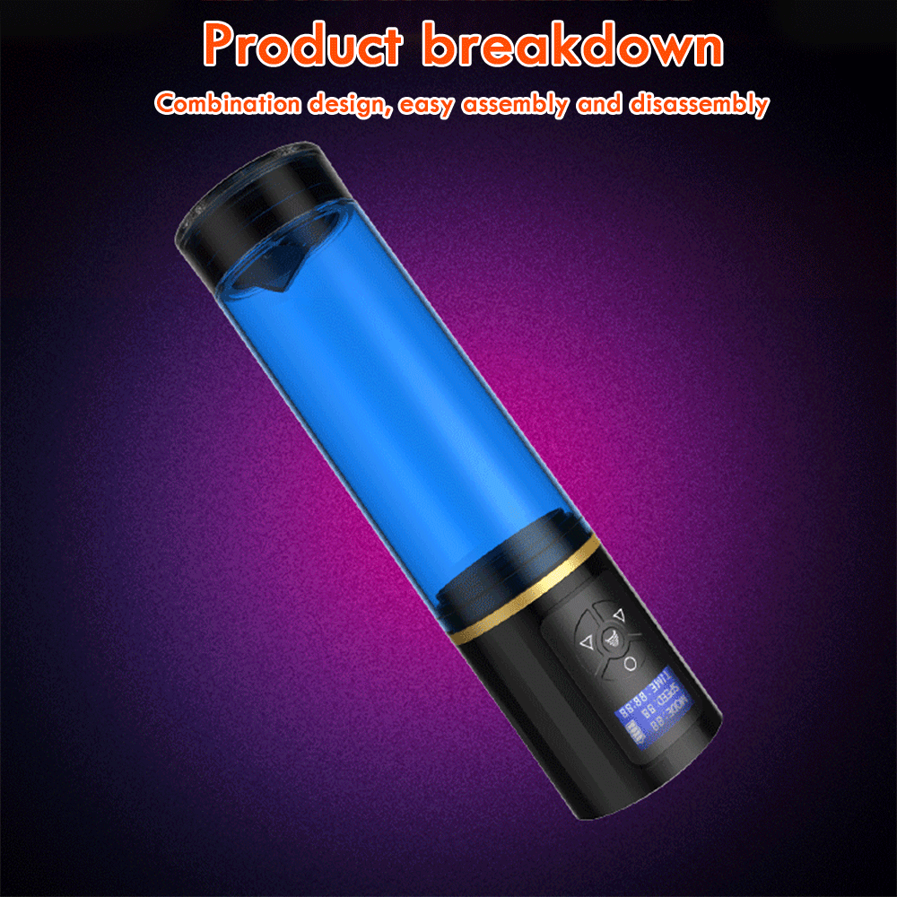 Máy tập dương vật tự động LCD massage nước sạc hiệu quả Máy tập dương vật tự động LCD massage nước sạc hiệu quả