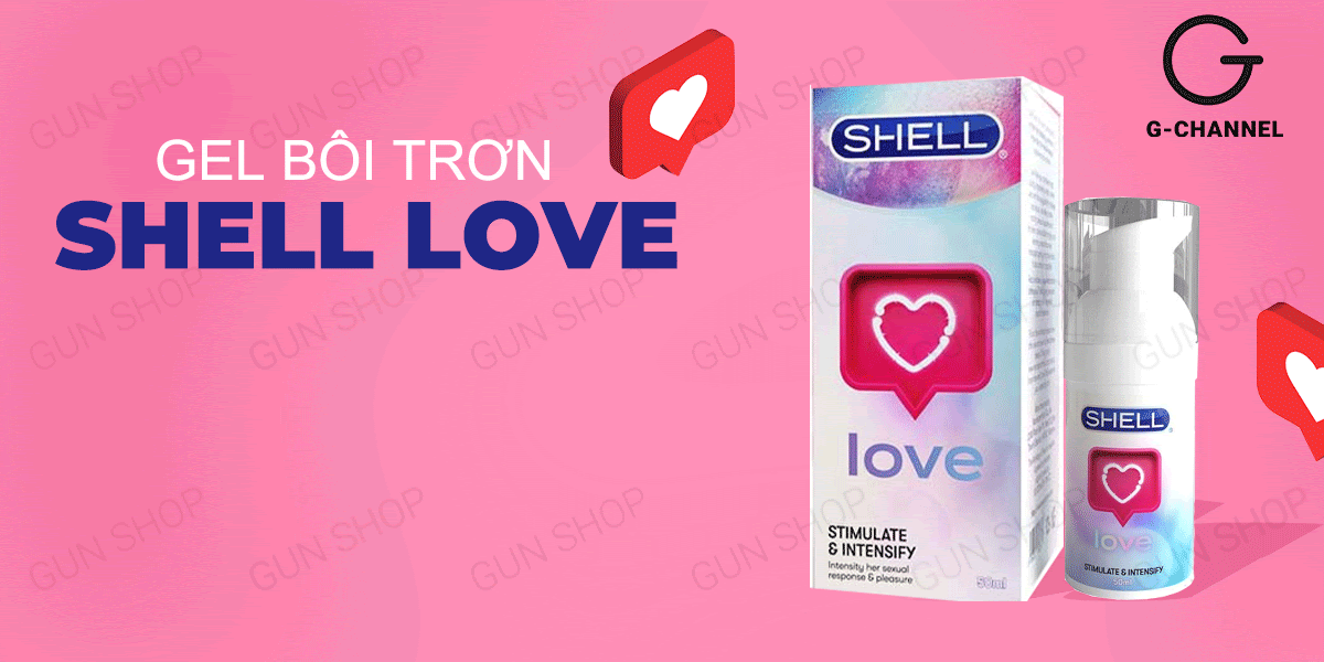 Gel Bôi Trơn Nữ Shell Love Tăng Khoái Cảm 50ml Mua Ngay Gel Bôi Trơn Nữ Shell Love Tăng Khoái Cảm 50ml Mua Ngay