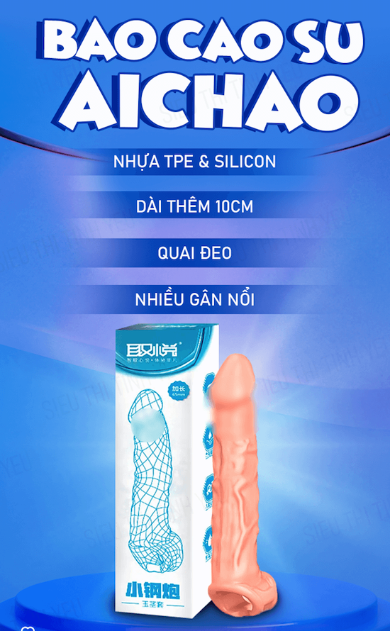 Bao cao su đôn dên da người quai đeo tròng bìu tăng kích thước Bao cao su đôn dên da người quai đeo tròng bìu tăng kích thước