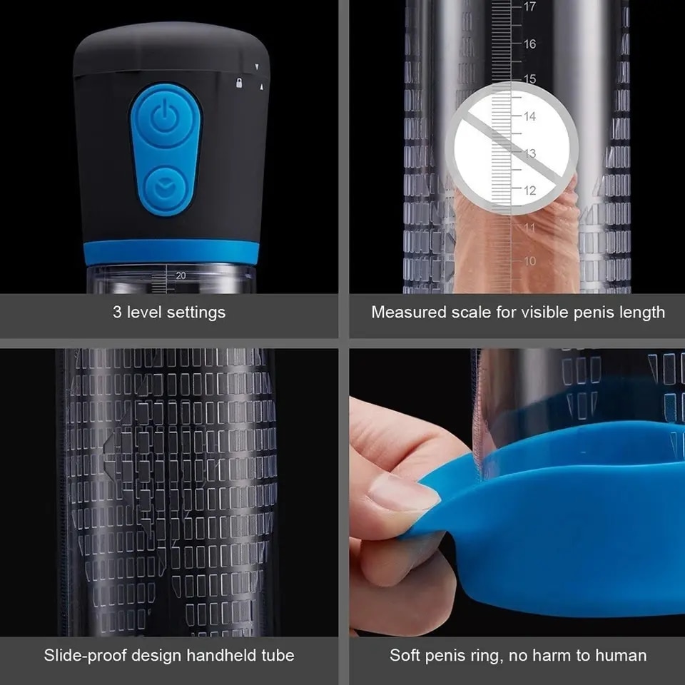 Máy tập tăng kích thước dương vật Men PowerUp hút chân không hiệu quả Máy tập tăng kích thước dương vật Men PowerUp hút chân không hiệu quả