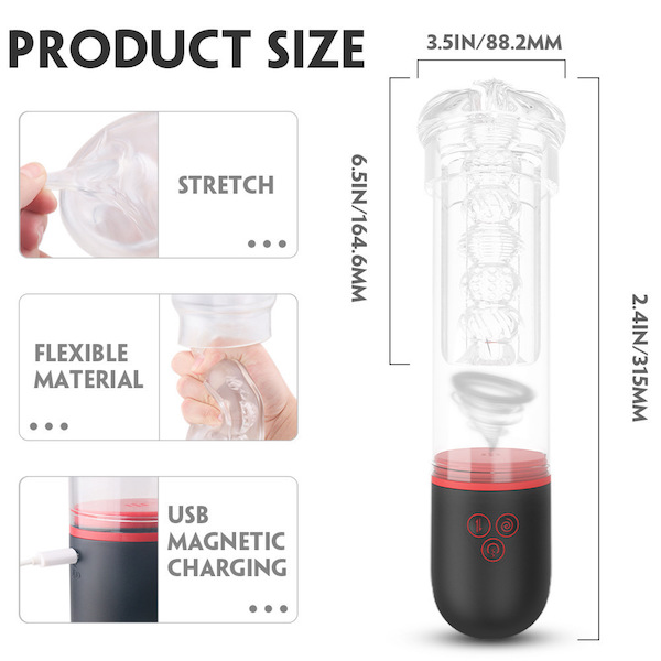 Máy tập dương vật S-Hande Air 2 tự động tăng kích cỡ, rung hút mạnh Máy tập dương vật S-Hande Air 2 tự động tăng kích cỡ, rung hút mạnh