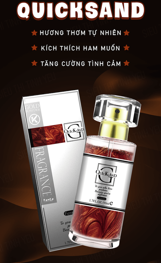 Nước hoa nữ QuicksAnd kích thích ham muốn nam cực mạnh không mùi Nước hoa nữ QuicksAnd kích thích ham muốn nam cực mạnh không mùi