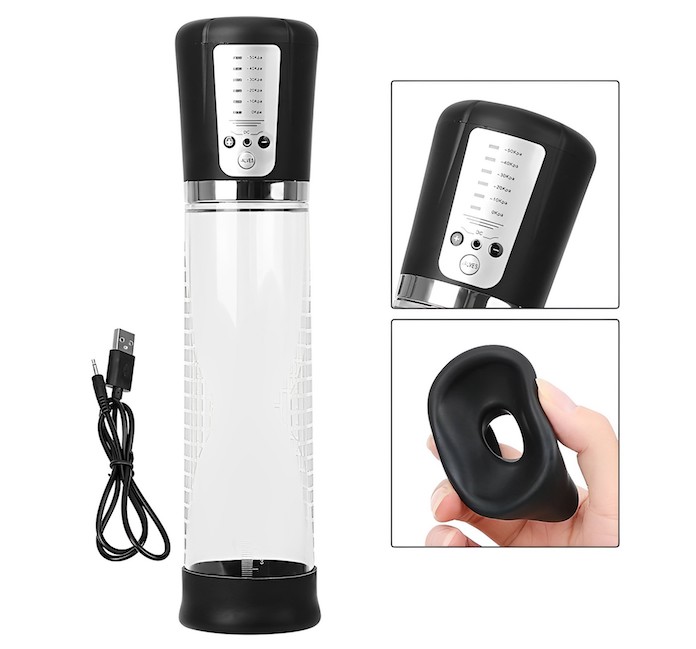 Máy tập dương vật tự động Penis Pump tăng size kéo dài thời gian Máy tập dương vật tự động Penis Pump tăng size kéo dài thời gian