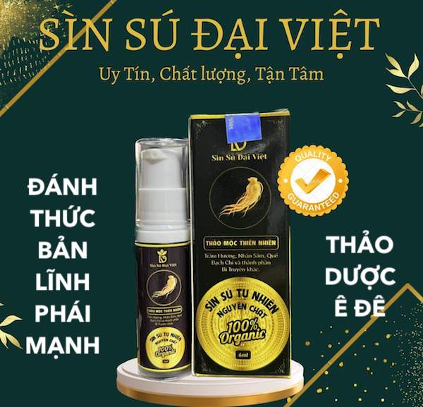 Sìn sú Đại Việt 6ml xịt thảo dược tăng cường sinh lý chính hãng Sìn sú Đại Việt 6ml xịt thảo dược tăng cường sinh lý chính hãng