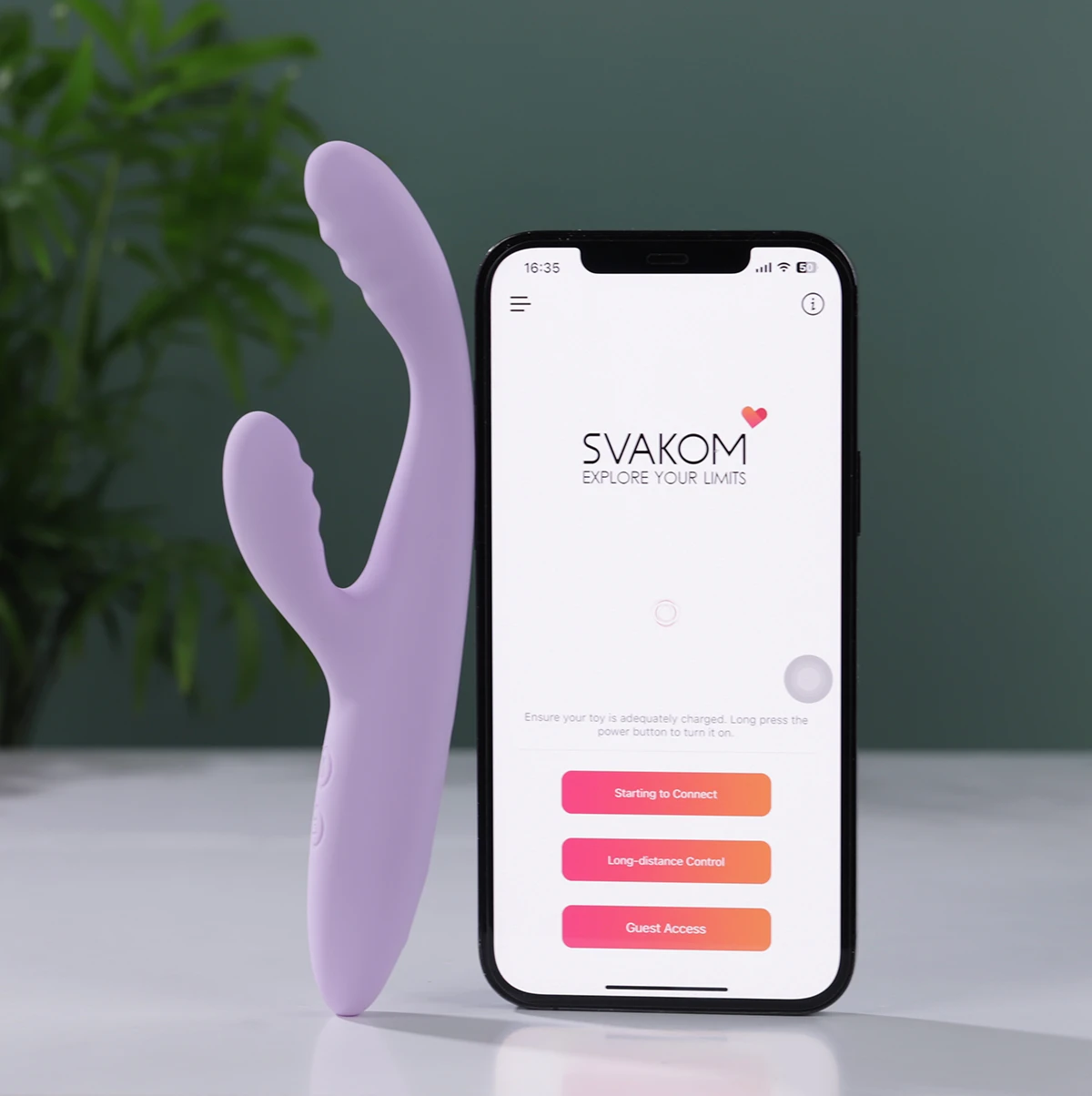 Dương vật giả Svakom Cici Plus 2 rung mạnh 5 chế độ điều khiển App Dương vật giả Svakom Cici Plus 2 rung mạnh 5 chế độ điều khiển App