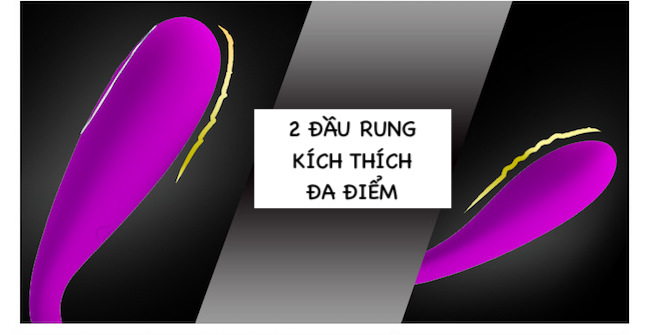 Trứng rung đôi Prettylove Algernon massage điểm G cao cấp không dây Trứng rung đôi Prettylove Algernon massage điểm G cao cấp không dây