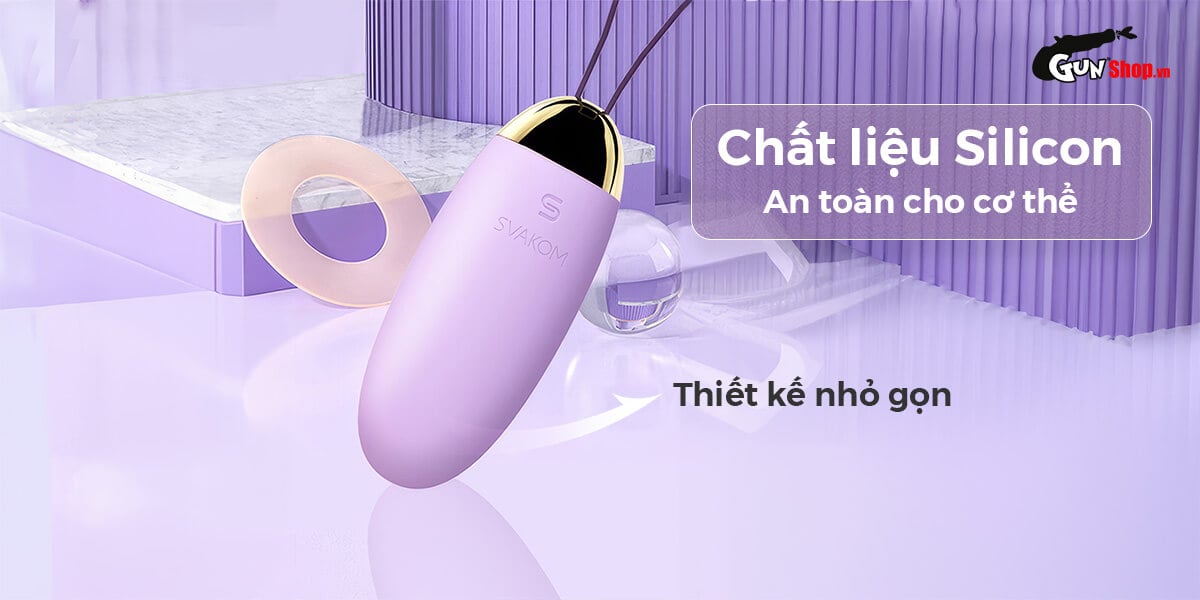 Trứng rung Svakom Elva không dây điều khiển app bluetooth siêu nhạy Trứng rung Svakom Elva không dây điều khiển app bluetooth siêu nhạy
