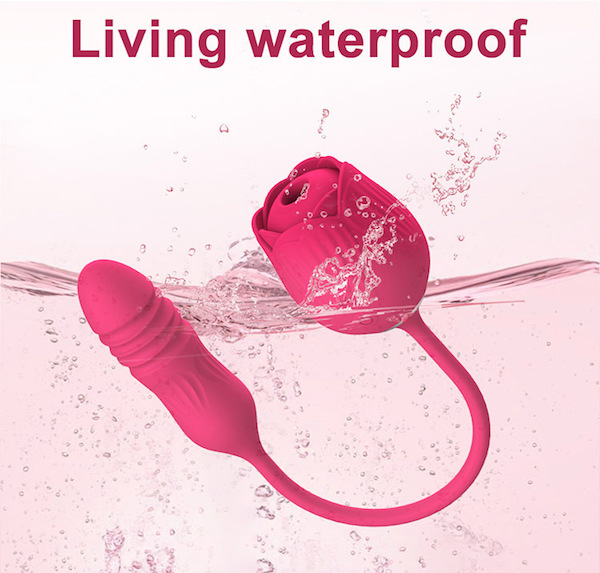 Trứng rung 2 đầu thụt hút mạnh mát xa điểm G kích thích Trứng rung 2 đầu thụt hút mạnh mát xa điểm G kích thích