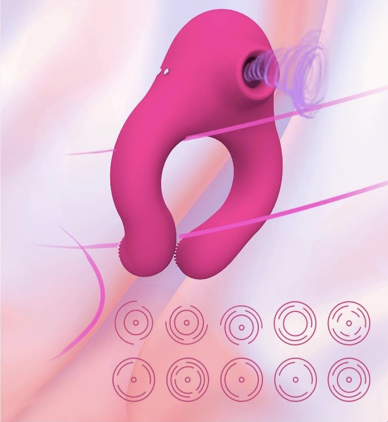 Vòng rung đeo dương vật máy bú mút điểm G cao cấp kích thích mạnh Vòng rung đeo dương vật máy bú mút điểm G cao cấp kích thích mạnh