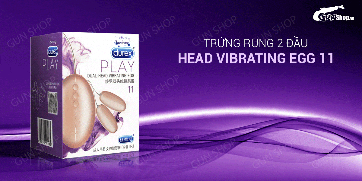 Nơi bán Trứng rung 2 đầu 12 chế độ rung - Durex Play Dual - Head Vibrating Egg 11 giá rẻ Nơi bán Trứng rung 2 đầu 12 chế độ rung - Durex Play Dual - Head Vibrating Egg 11 giá rẻ