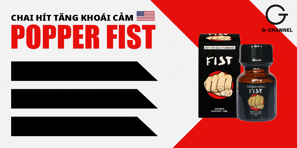 Nơi bán Popper Fist Platinum 10ml chính hãng Mỹ USA PWD giá tốt Nơi bán Popper Fist Platinum 10ml chính hãng Mỹ USA PWD giá tốt