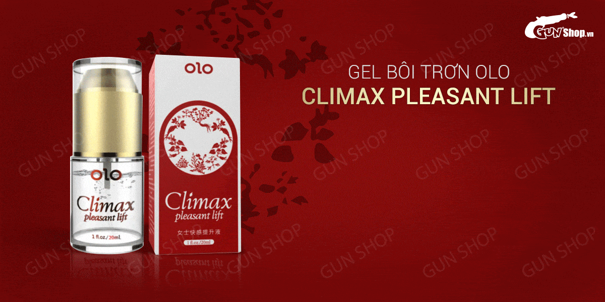 Sỉ Gel bôi trơn tăng khoái cảm nữ - OLO Climax Pleasant Lift - Chai 20ml nhập khẩu Sỉ Gel bôi trơn tăng khoái cảm nữ - OLO Climax Pleasant Lift - Chai 20ml nhập khẩu