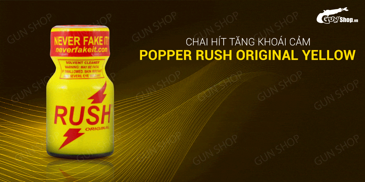  So sánh Popper Rush Original Yellow 10ml chính hãng Mỹ USA PWD hàng mới về