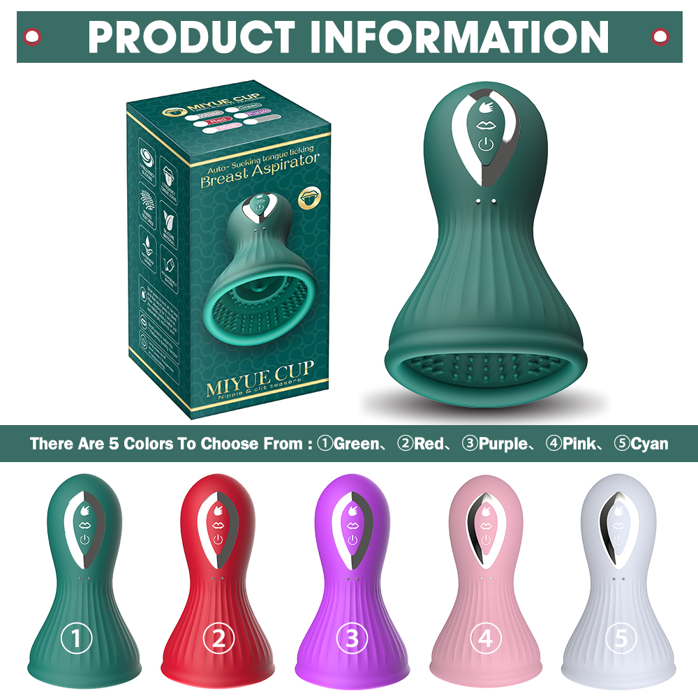  Bỏ sỉ Máy bú hút đa chức năng Miyue Cup gai nổi lưỡi liếm massage âm đạo ngực giá sỉ