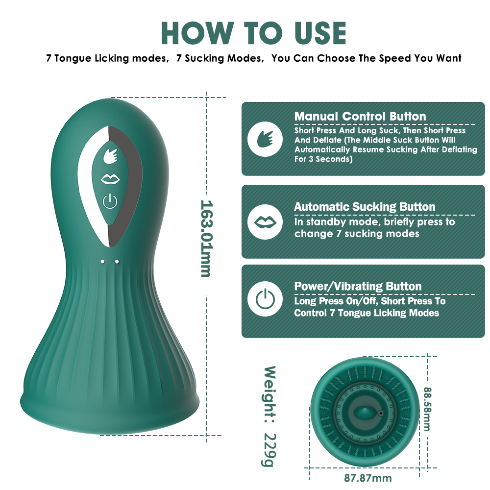  Bỏ sỉ Máy bú hút đa chức năng Miyue Cup gai nổi lưỡi liếm massage âm đạo ngực giá sỉ