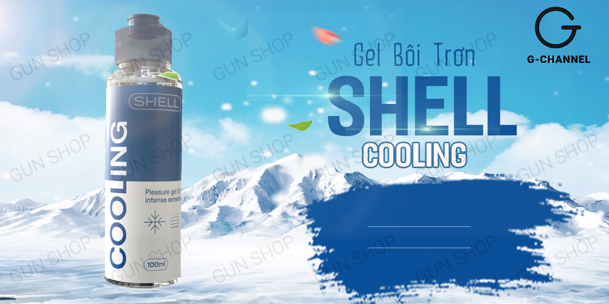 Bán Gel bôi trơn mát lạnh - Shell Cooling - Chai 100ml hàng xách tay Bán Gel bôi trơn mát lạnh - Shell Cooling - Chai 100ml hàng xách tay