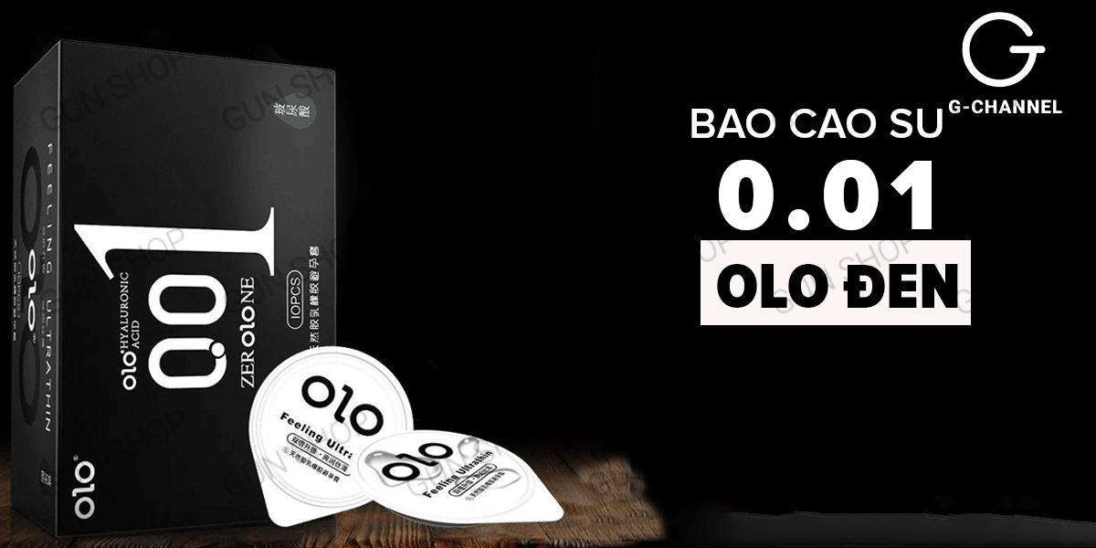 Bảng giá Bao cao su OLO 0.01 Đen - Siêu mỏng hương vani - Hộp 10 cái hàng mới về Bảng giá Bao cao su OLO 0.01 Đen - Siêu mỏng hương vani - Hộp 10 cái hàng mới về