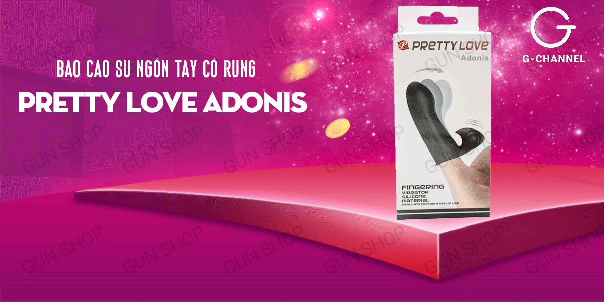  Shop bán Ngón tay rung Pretty Love Adonis - Hộp 1 cái loại tốt
