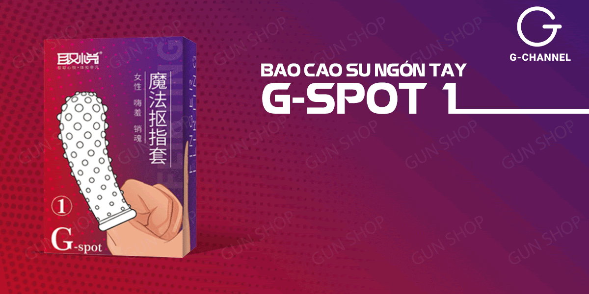 Bán Bao cao su ngón tay G-spot 1 - Gai nổi toàn thân - Hộp 1 cái loại tốt Bán Bao cao su ngón tay G-spot 1 - Gai nổi toàn thân - Hộp 1 cái loại tốt