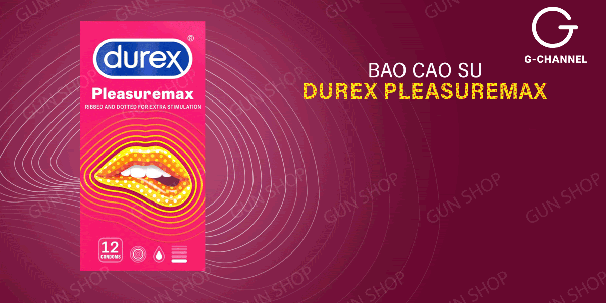 Mua Bao cao su Durex Pleasuremax gân gai - Hộp 12 cái hàng mới về Mua Bao cao su Durex Pleasuremax gân gai - Hộp 12 cái hàng mới về