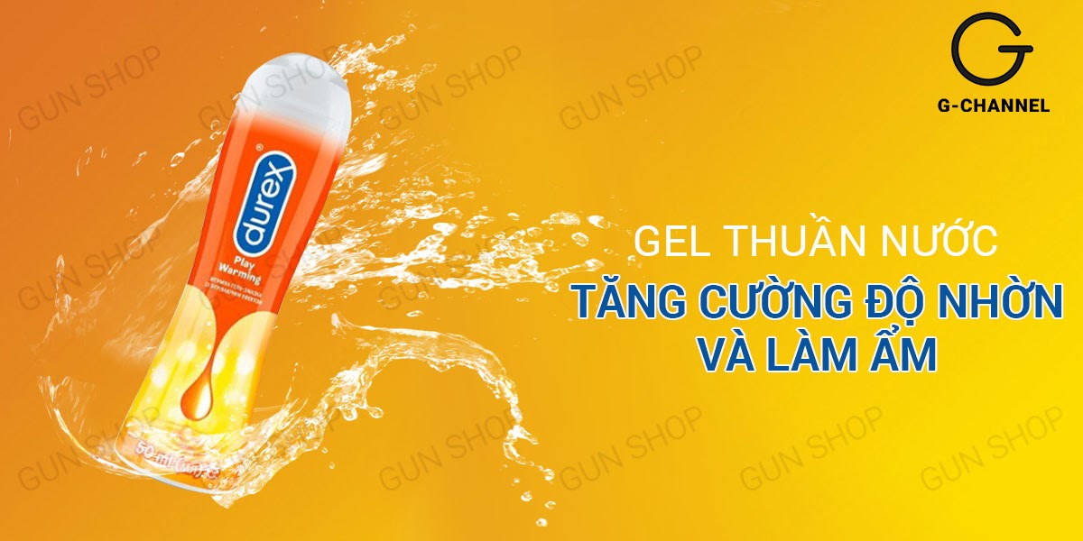 Review Gel bôi trơn nóng ấm - Durex Warming - Chai 100ml cao cấp Review Gel bôi trơn nóng ấm - Durex Warming - Chai 100ml cao cấp