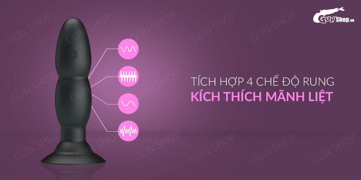 Cung cấp Que rung kích thích hậu môn 4 chế độ rung điều khiển từ xa dùng sạc - Pretty Love Beaded giá rẻ Cung cấp Que rung kích thích hậu môn 4 chế độ rung điều khiển từ xa dùng sạc - Pretty Love Beaded giá rẻ