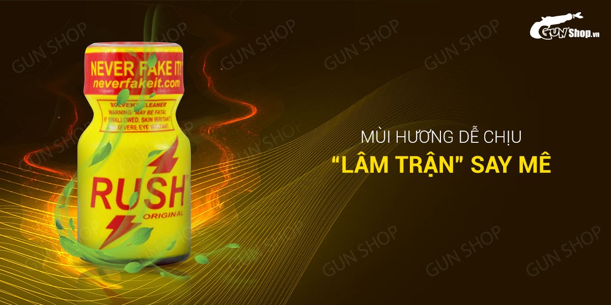  So sánh Popper Rush Original Yellow 10ml chính hãng Mỹ USA PWD hàng mới về