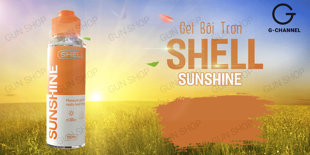 Cửa hàng bán Gel bôi trơn nóng ấm - Shell Sunshine - Chai 100ml cao cấp Cửa hàng bán Gel bôi trơn nóng ấm - Shell Sunshine - Chai 100ml cao cấp