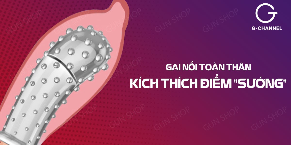Bán Bao cao su ngón tay G-spot 1 - Gai nổi toàn thân - Hộp 1 cái loại tốt Bán Bao cao su ngón tay G-spot 1 - Gai nổi toàn thân - Hộp 1 cái loại tốt