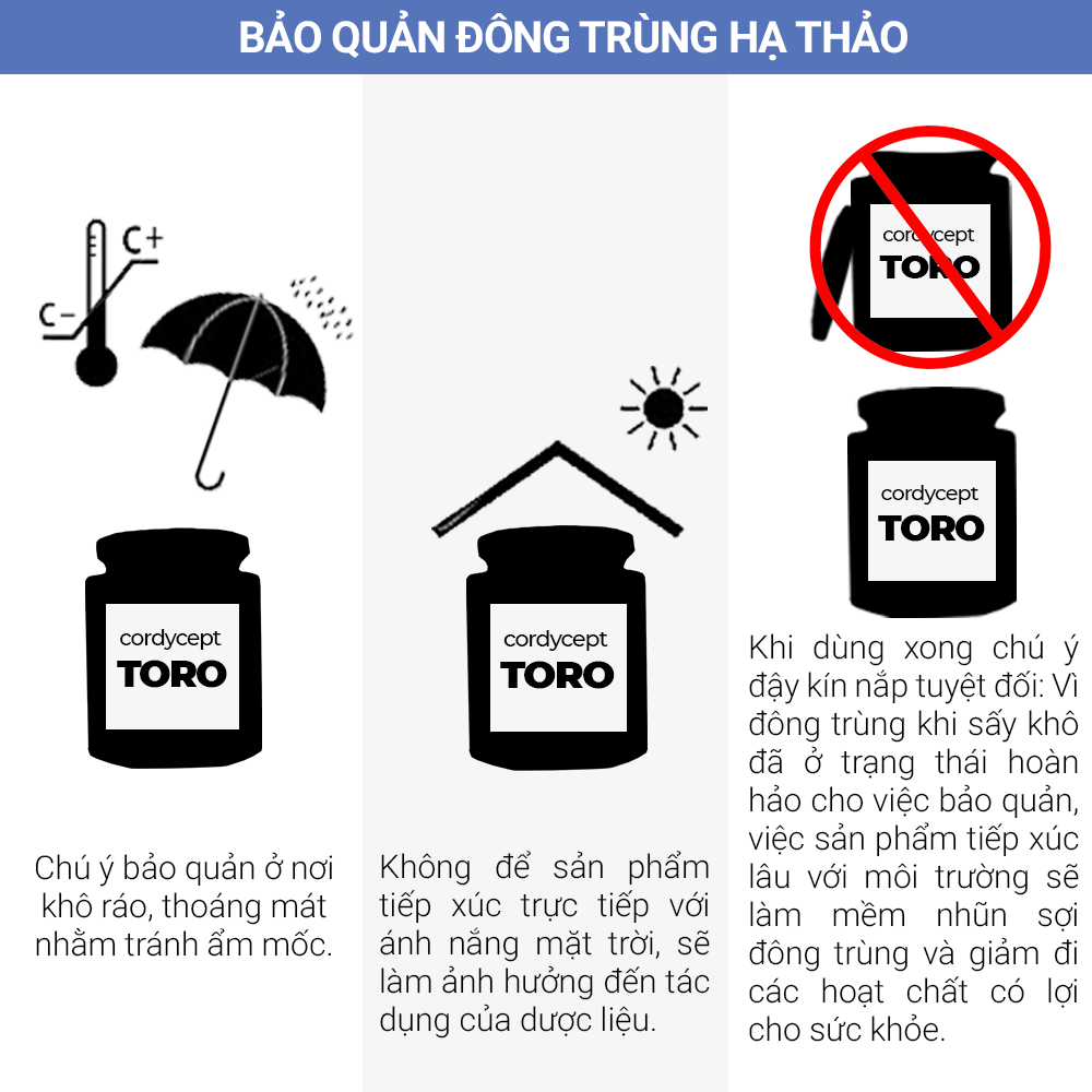  Nơi bán Đông trùng hạ thảo Toro - Sấy thăng hoa nguyên sợi cải thiện chức năng sinh lý - Hũ 10g mới nhất