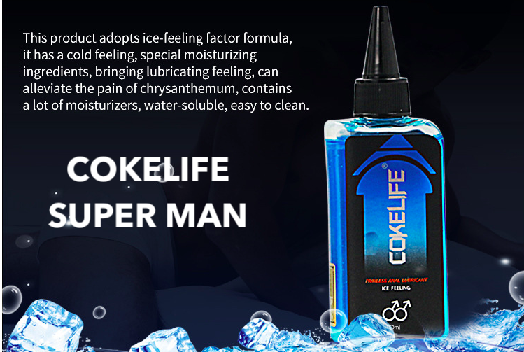 Địa chỉ bán Gel bôi trơn Cokelife Super Man xanh mát lạnh 85g gel hậu môn cho gay giá tốt Địa chỉ bán Gel bôi trơn Cokelife Super Man xanh mát lạnh 85g gel hậu môn cho gay giá tốt