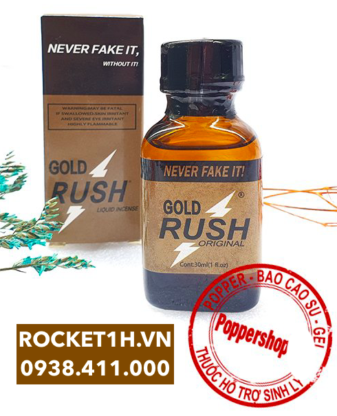  Nhập sỉ Popper Gold Rush Liquid Incense 30ml hàng mới về