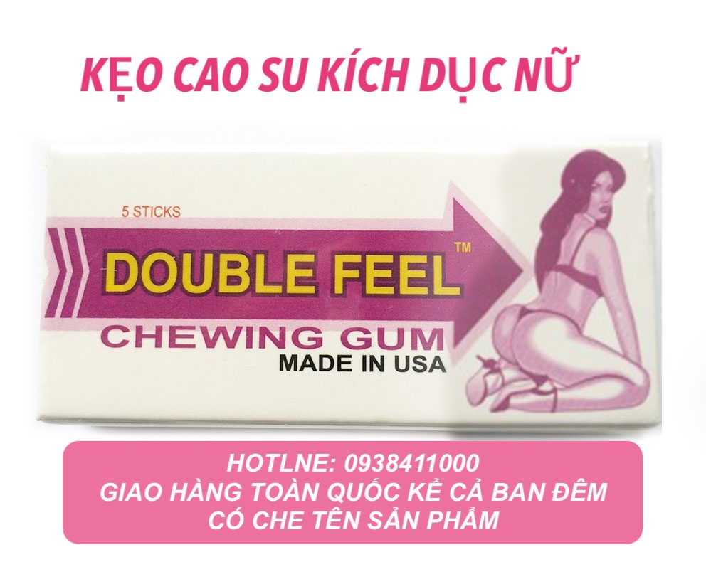 Sỉ Singum Double Feel Chewing Gum kẹo cao su kích dục nữ chính hãng Mỹ cao cấp Sỉ Singum Double Feel Chewing Gum kẹo cao su kích dục nữ chính hãng Mỹ cao cấp