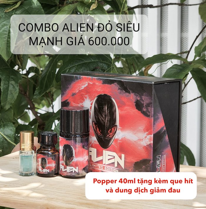  Đánh giá Popper Alien đỏ Limited Edition 40ml dành cho Top Bot chính hãng giá rẻ cao cấp