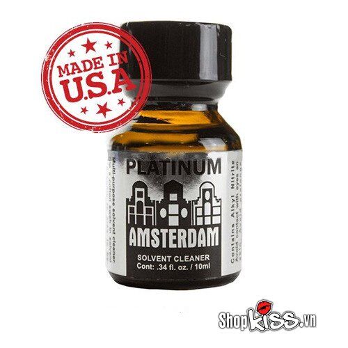  Giá sỉ Amsterdam Platinum poppers 10ml made in USA Mỹ chính hãng cho Top Bot giá tốt