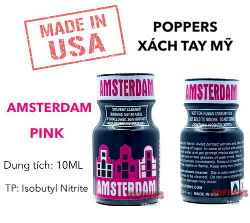 Mua Popper Amsterdam Pink 10ml chính hãng Mỹ USA PWD có tốt không?