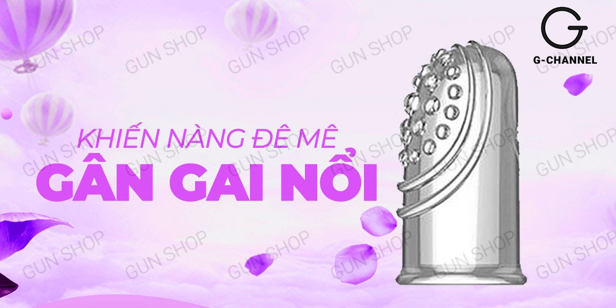  Đánh giá Bao cao su 2 ngón tay ngắn Aichao - Gân gai nổi - Hộp 2 cái cao cấp