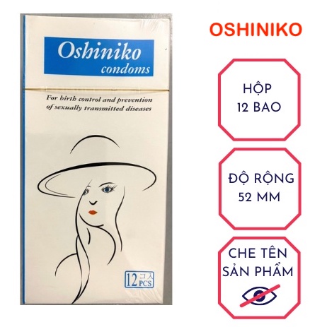  Bán Bao cao su Oshiniko siêu mỏng gân gai hộp 12 chiếc chính hãng Nhật Bản loại tốt