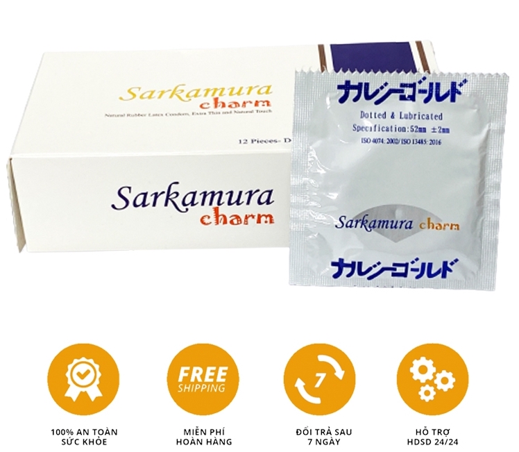  Shop bán Bao cao su gai Sarkamura Charm Nhật Bản mới nhất