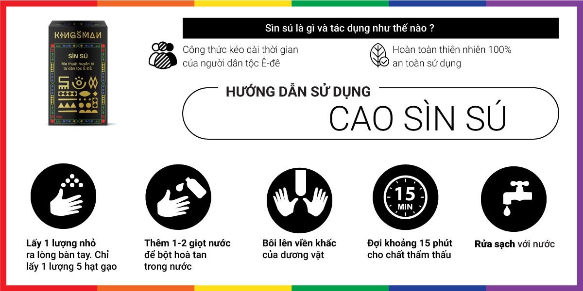 Bỏ sỉ Bột sìn sú Kingsman - Kéo dài thời gian - Gói 0.5gr giá tốt