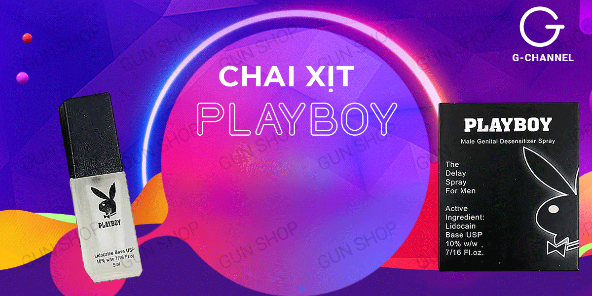 Nhập sỉ Chai xịt Anh Playboy - Kéo dài thời gian - Chai 5ml nhập khẩu Nhập sỉ Chai xịt Anh Playboy - Kéo dài thời gian - Chai 5ml nhập khẩu