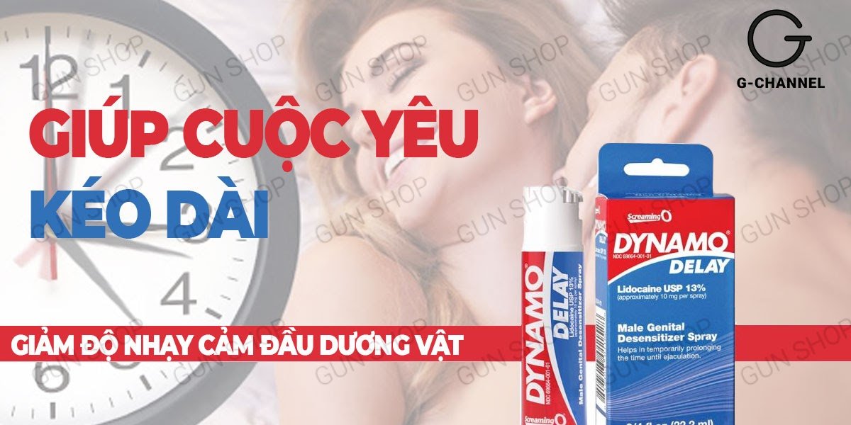 Đánh giá Chai xịt Mỹ Dynamo Delay - Kéo dài thời gian - Chai 22ml loại tốt Đánh giá Chai xịt Mỹ Dynamo Delay - Kéo dài thời gian - Chai 22ml loại tốt