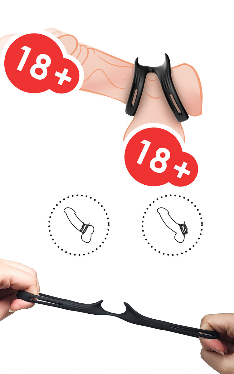  Bỏ sỉ Vòng đôi silicon Cock Ring Saty Hard cao cấp chính hãng Mỹ chính hãng