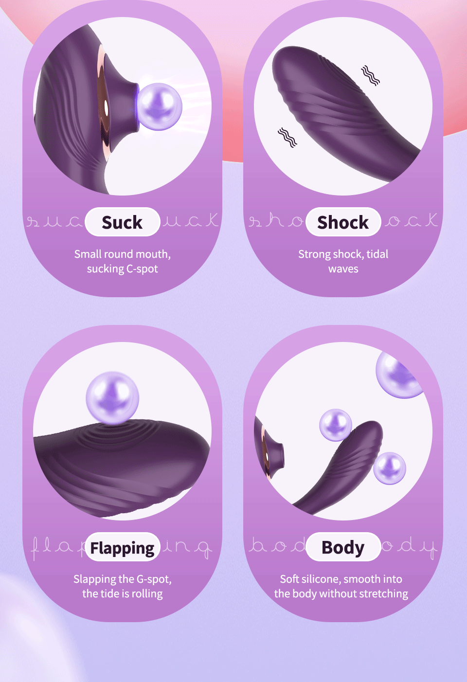  Sỉ Máy massage 2 đầu Becky rung bú hút kích thích âm đạo và điểm G cao cấp