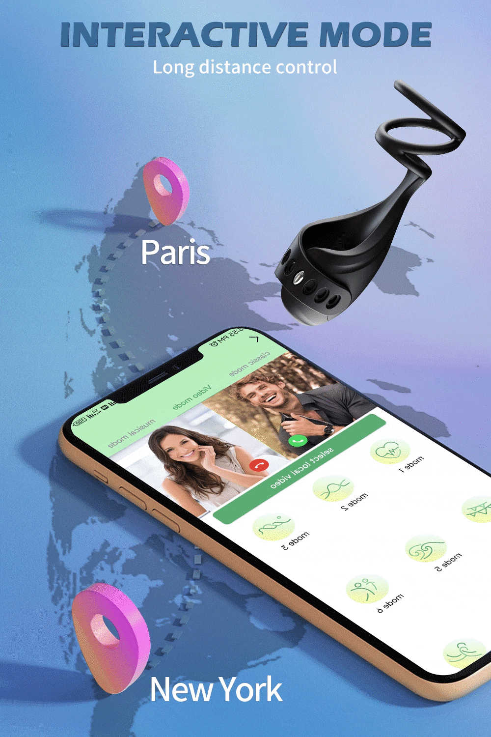  Nơi bán Máy tập dương vật đa năng Love Spouse điều khiển qua app kèm vòng đeo loại tốt