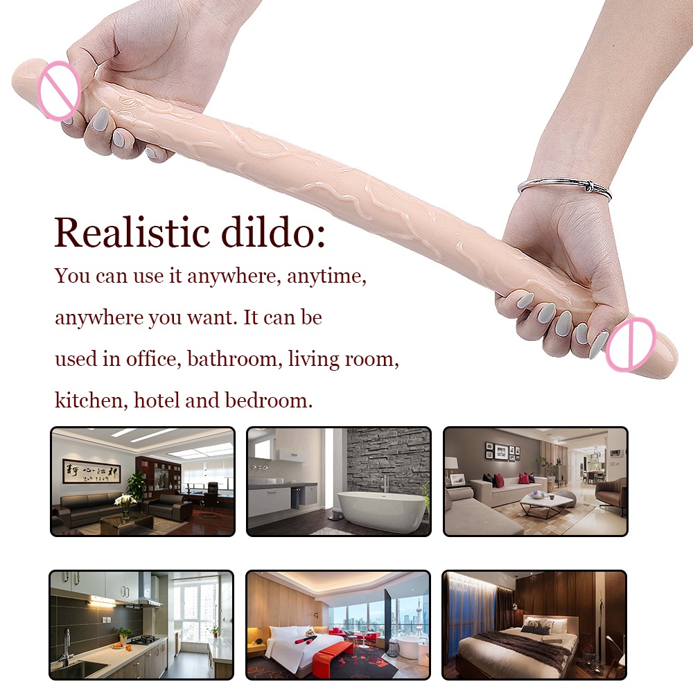  Bỏ sỉ Dương vật giả 2 đầu trong suốt Double Dong sextoy cho les đồng tính Nữ có tốt không?