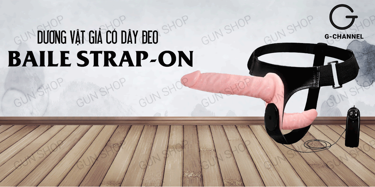 Đánh giá Dương vật giả rung có dây đeo 2 đầu pin - Baile Strap-on hàng xách tay Đánh giá Dương vật giả rung có dây đeo 2 đầu pin - Baile Strap-on hàng xách tay
