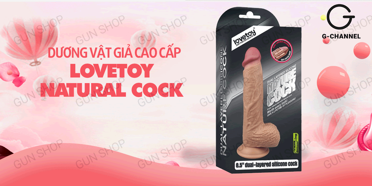 Nơi bán Dương vật giả cao cấp dính tường 18cm - Lovetoy Natural Cock hàng mới về Nơi bán Dương vật giả cao cấp dính tường 18cm - Lovetoy Natural Cock hàng mới về