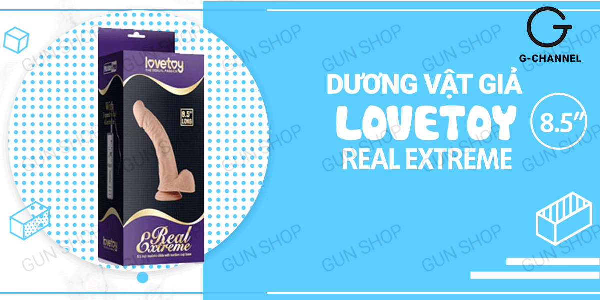 Shop bán Dương vật giả cao cấp 3 cường độ rung dính tường 21.5cm - Lovetoy Real Extreme Real 8.5 tốt nhất Shop bán Dương vật giả cao cấp 3 cường độ rung dính tường 21.5cm - Lovetoy Real Extreme Real 8.5 tốt nhất
