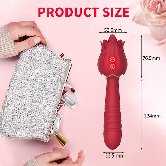 Địa chỉ bán Dương vật giả 2 đầu rung thụt kèm lưỡi liếm hình bông hoa hồng chày rung massage mới nhất Địa chỉ bán Dương vật giả 2 đầu rung thụt kèm lưỡi liếm hình bông hoa hồng chày rung massage mới nhất